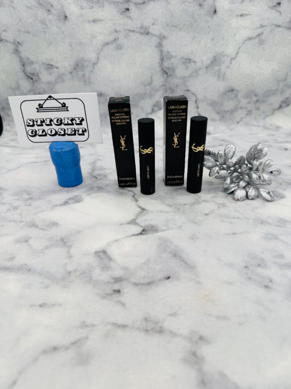 Yves Saint Laurent Beauty Set-Lash Extreme Volume Mascara Noir Black-2pc-BOX-NEW
